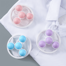 3pcs Pet Hair Remover; Reusable Lint Catcher Washing Machine Hair Filter; Laundry Hair Removal Ball; Durable Cleaning Mesh Bag Floating Lint Remo
